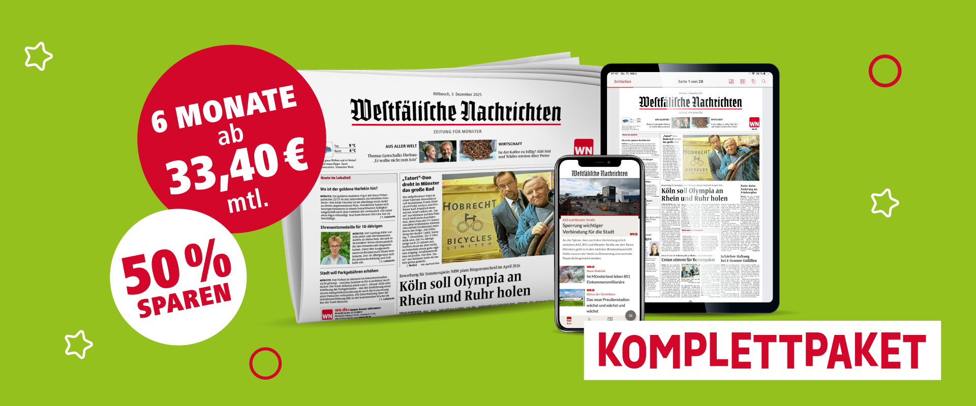 6 Monate Komplettpaket
